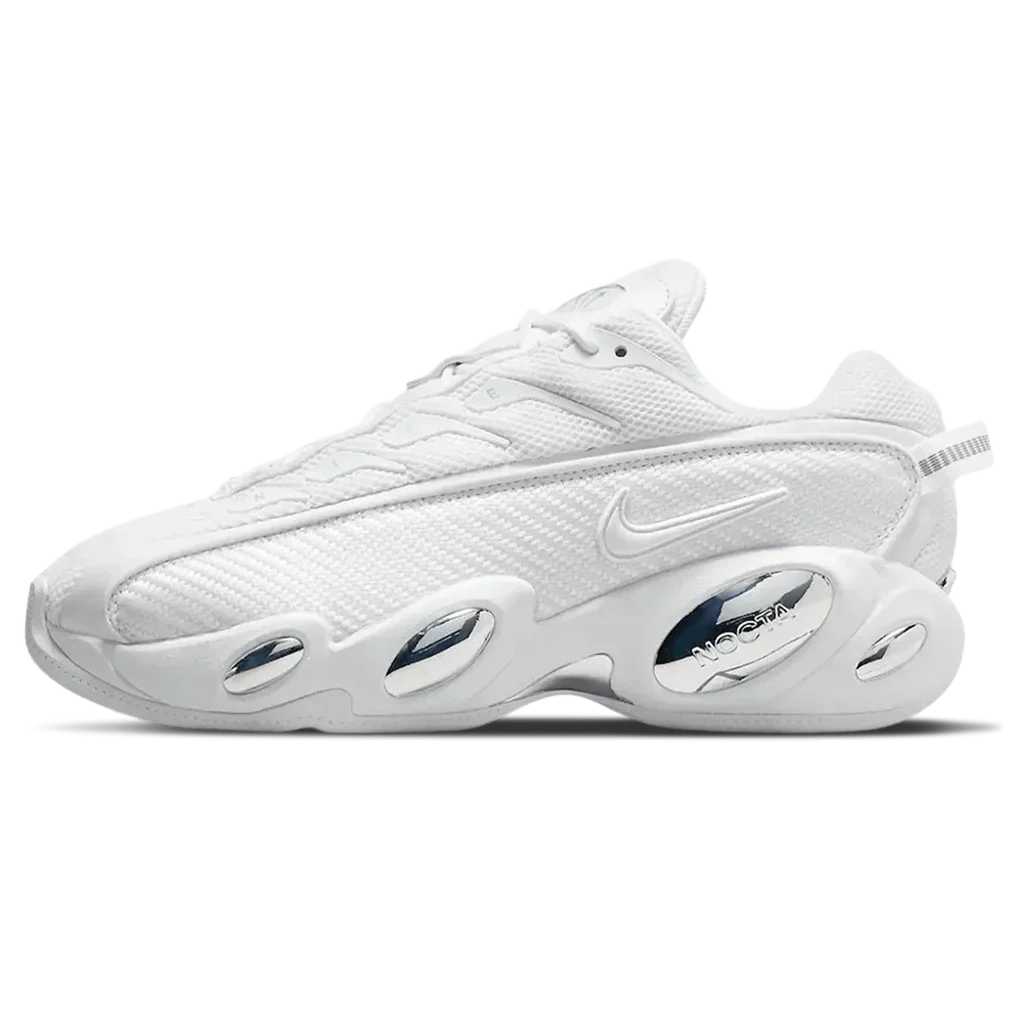 Nike x Drake NOCTA Glide 'White Chrome'