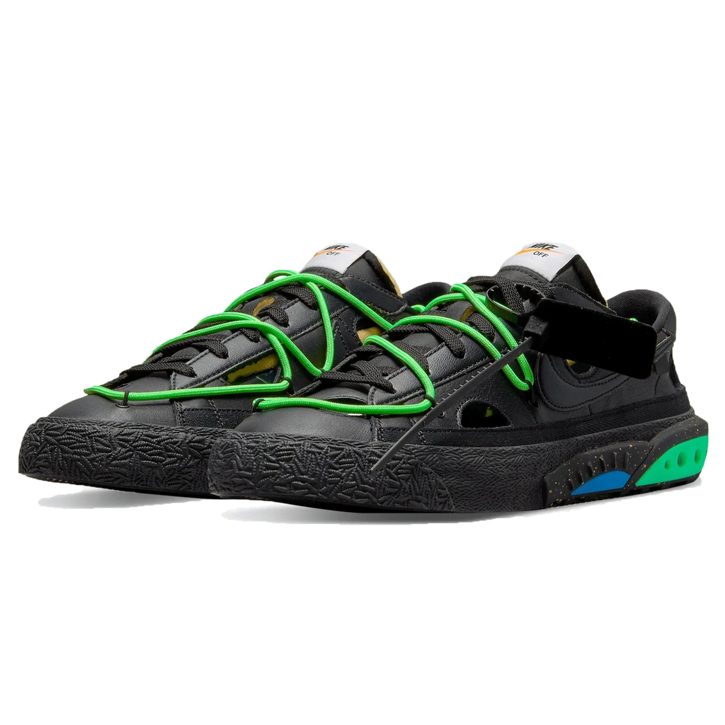 Nike x Off-White Blazer Low 'Electro Green Black'