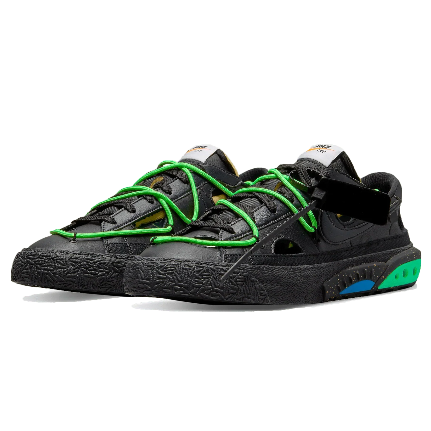 Nike x Off-White Blazer Low 'Electro Green Black'