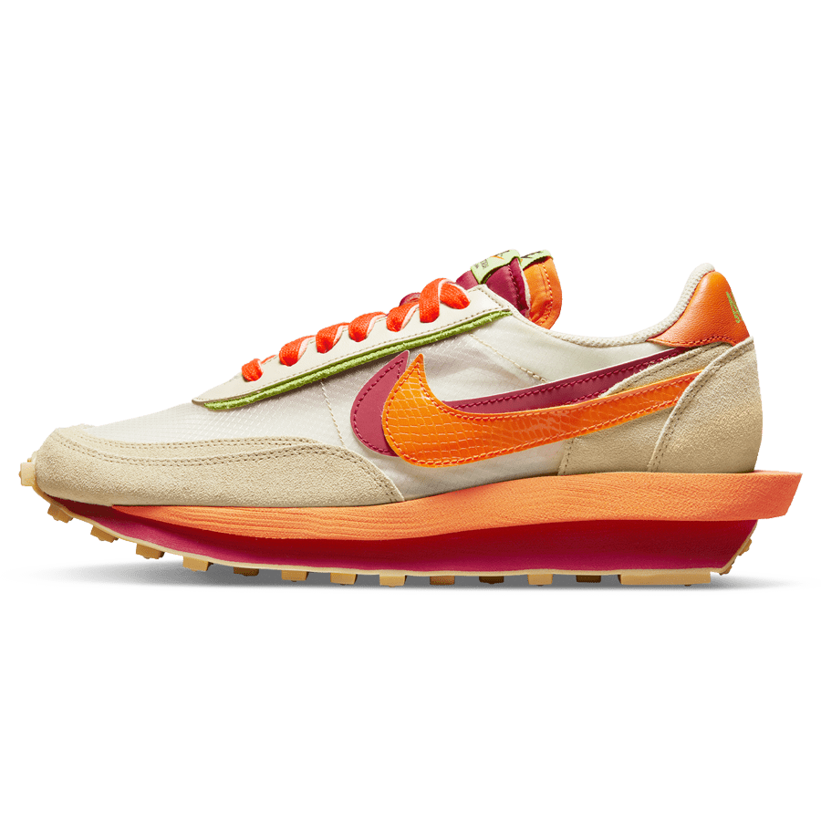 Nike LD Waffle x Sacai x CLOT 'Kiss of Death Orange Blaze'