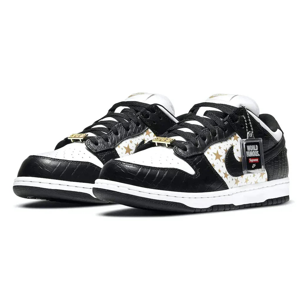 Nike SB x Supreme Dunk Low 'Stars Black'